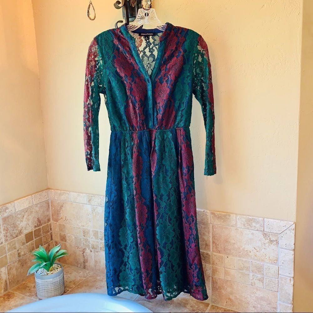 Jealous Tomato Lace Chantilly Dress sz Small - Picture 2 of 3